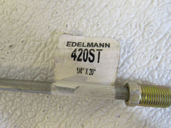 Edelmann Brake Line 1/4-in x 20-in 420ST Steel -- New