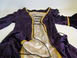 Designer Costume Dress Purple/Antique Beige Polyester Spandex Female Size 3XL -- New