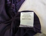 Designer Costume Dress Purple/Antique Beige Polyester Spandex Female Size 3XL -- New
