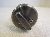 Schlage Single Cylinder Deadbolt Antique Pewter -- Used