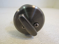 Schlage Single Cylinder Deadbolt Antique Pewter -- Used