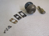 Schlage Single Cylinder Deadbolt Antique Pewter -- Used