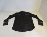 Daupanzees Western Dress Shirt Black/White Stitching Male Size M -- New