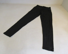 Designer Leggings Black Polyester Spandex Female Size XL -- New