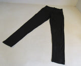Designer Leggings Black Polyester Spandex Female Size XL -- New