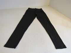 Designer Leggings Black Polyester Spandex Female Size XL -- New