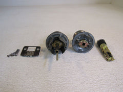 Schlage Keyed Entrance Door Knob Antique Pewter -- Used