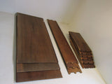 Handcrafted Unassembled Antique Drawers Lot of 3 Brown Wood -- Used