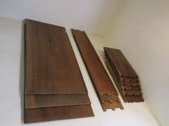 Handcrafted Unassembled Antique Drawers Lot of 3 Brown Wood -- Used