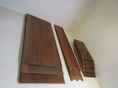 Handcrafted Unassembled Antique Drawers Lot of 3 Brown Wood -- Used