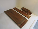 Handcrafted Unassembled Antique Drawers Lot of 3 Brown Wood -- Used