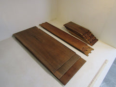 Handcrafted Unassembled Antique Drawers Lot of 3 Brown Wood -- Used