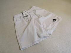 Adidas Aeroready Soccer Shorts Football White Male Kids 8-10 Size S -- New