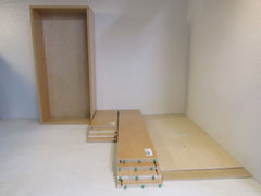 Woods Works Drawers Lot of 3 Natural D300 T63-B25-B50 Pre-Finished Birch Plywood -- New