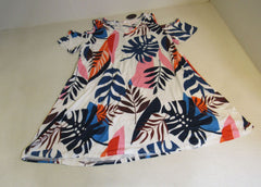 Bluetime Shirt Blouse Top Female Size 2XL Multi-Color Floral -- New