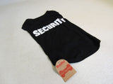 BingPet Pet Shirt Black/White Security XXL Polyester Cotton -- New