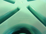 Standard Pet Slow Feeder Bowl 8in Teal Blue Made with Food Safe Plastics -- Used