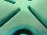 Standard Pet Slow Feeder Bowl 8in Teal Blue Made with Food Safe Plastics -- Used