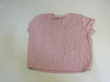 AZY Crop Top Shirt Super Stretchy Pale Mauve Rayon Spandex Female Size XL -- New