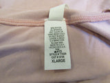 AZY Crop Top Shirt Super Stretchy Pale Mauve Rayon Spandex Female Size XL -- New