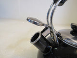 Copco Whistle Tea Pot Black/Silver 0608 -- Used