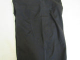 Designer Flare Leggings Pockets Black Nylon Spandex Female Size S -- New