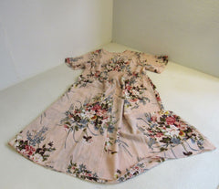 Designer Shirt Dress Pink/Blue/Green Female Size 3XL Multi-Color Floral -- New