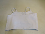 Lemedy Strappy Camisole Crop Top Build In Bra Removable Pads White Female Size L -- New
