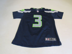 On Field Seattle Seahawks Football Jersey Wilson Kids 10-12 Size M -- Used
