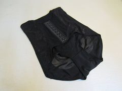 Designer Shapewear Corset Black Nylon Spandex Female Size S -- New