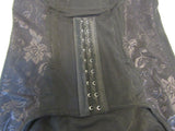 Designer Shapewear Corset Black Nylon Spandex Female Size S -- New