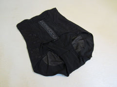 Designer Shapewear Corset Black Nylon Spandex Female Size S -- New