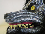 Way To Celebrate Werewolf Mask Black Moving Mouth Adult One Size Furry 5039169 -- New