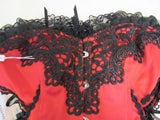 Chairmian Irresistable Fashion Corset Lingerie Black/Red Strapless Female Size M -- New
