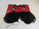 Chairmian Irresistable Fashion Corset Lingerie Black/Red Strapless Female Size M -- New