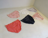 Amazon Essentials Hi Cut Brief 6 Pack Stars & Dots Multicolored Female Size M -- New