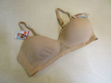 Hanes Bra Nude Breathable Mesh Nylon Polyamide Spandex Female Size XL -- New