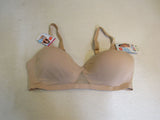 Hanes Bra Nude Breathable Mesh Nylon Polyamide Spandex Female Size XL -- New
