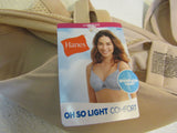 Hanes Bra Nude Breathable Mesh Nylon Polyamide Spandex Female Size XL -- New