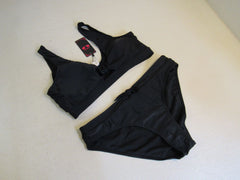 Shekini Bikini 2 Piece Black Padded Top Polyester Female Size XL -- New