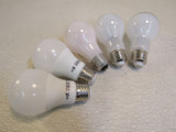Sylvania GE Lot of 5 LED Halogen Bulbs 5W 43W White -- Used