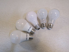 Sylvania GE Lot of 5 LED Halogen Bulbs 5W 43W White -- Used