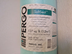 Pergo Soft Seal Combination Underlayment Light Teal 127-sq ft -- New