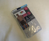 Fruit of the Loom Boxer Briefs 2 Pack Black Gray Cotton Polyester Male Size 2XB -- New