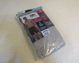 Fruit of the Loom Boxer Briefs 2 Pack Black Gray Cotton Polyester Male Size 2XB -- New