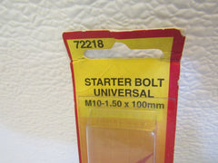 Start Starter Bolt Universal M10-1.50 x 100-mm 72218 -- New