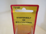 Start Starter Bolt GM M10 x 105 x 113-mm 72181 -- New