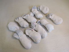 Hanes Socks 10 Pack Size 5-9 Cushion Crew White Cotton Poly Male -- New