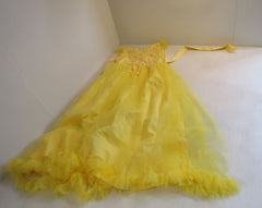 Designer Dress Yellow Polyester Vicose Female Adult -- Used