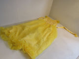 Designer Dress Yellow Polyester Vicose Female Adult -- Used